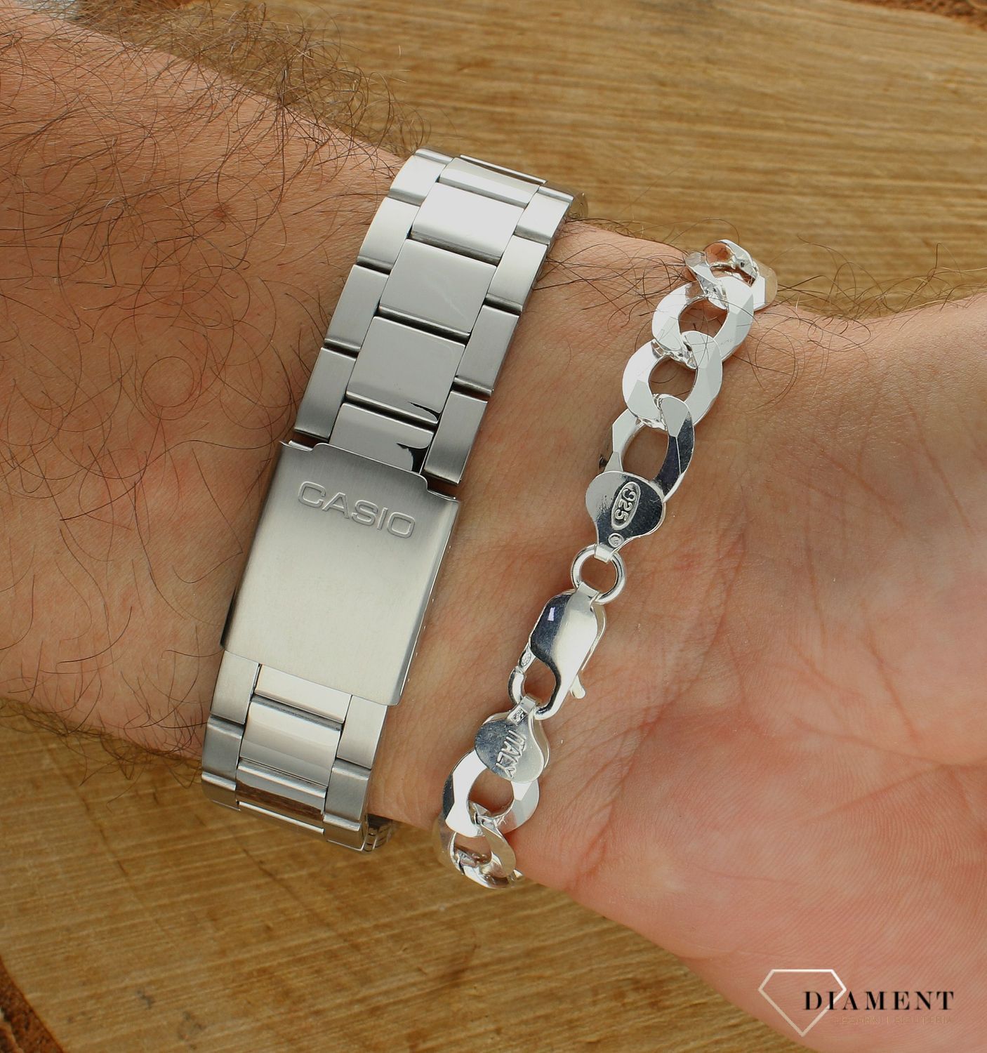 Bransoleta srebrna 925 figaro 10 mm DIA-BRA-11513-250-925 10mm. Srebrna bransoletka męska. Srebrna bransoletka figaro. Bransoletka srebrna gruba. Bransoletka srebrna na prezent dla mężczyzny..jpg